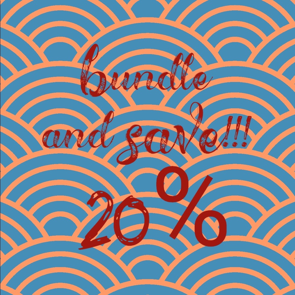 Bundle up and SAVE 20% automatically!!